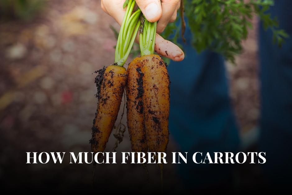 How Much Fiber In Carrots? (Find Out)